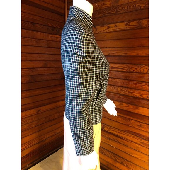 Plaid Blazer, Plaid Jacket, Tartan Plaid, Wool Jacket, Doncaster, Punk Plaid, M - Picture 6 of 10